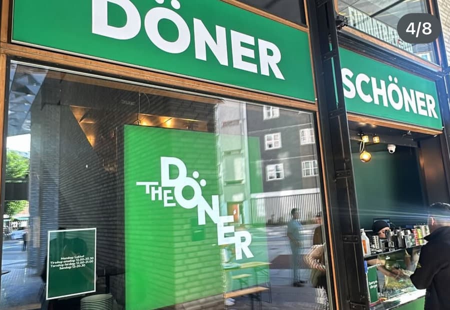 The Döner — skilteløsning fra 3D Reklamer